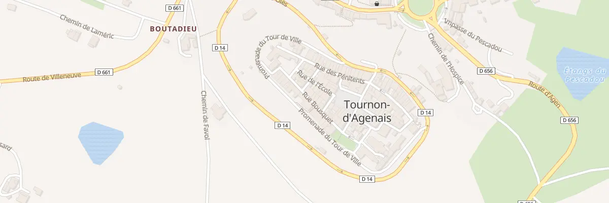 Plan du 56 Rue du Bousquet à Tournon-d’Agenais