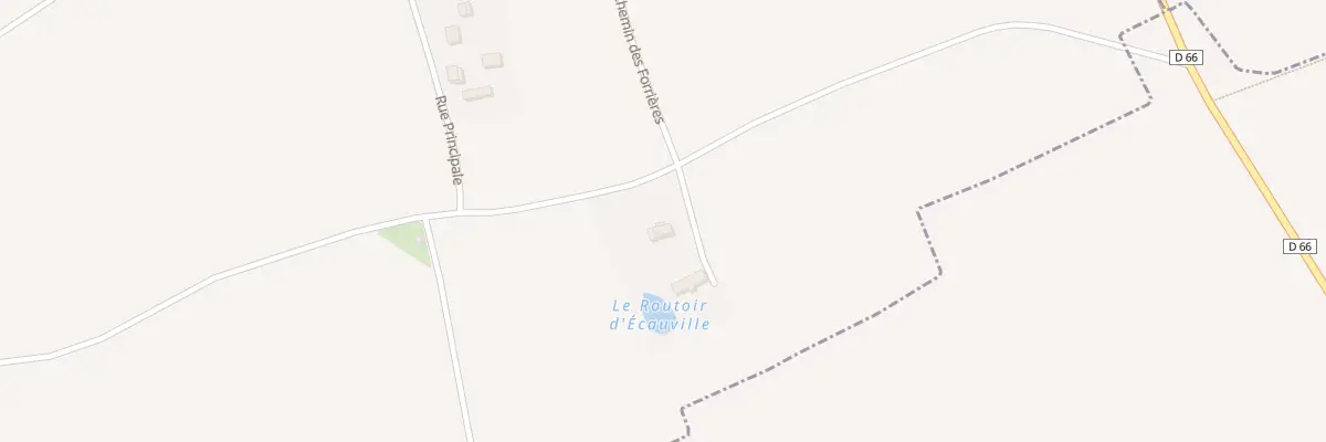 Plan du 6 Rue Principale à Écauville