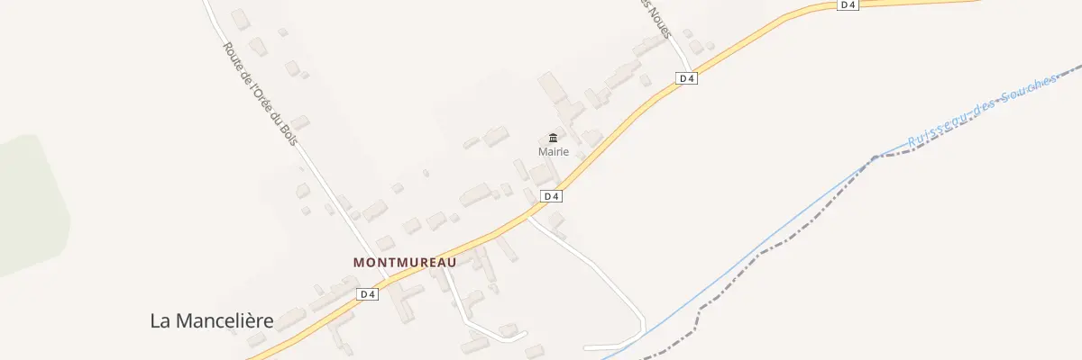 Plan du 16 Montmureau à La Mancelière
