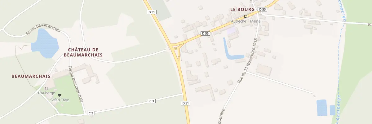 Plan du 3 Rte d’Amboise à Autrèche