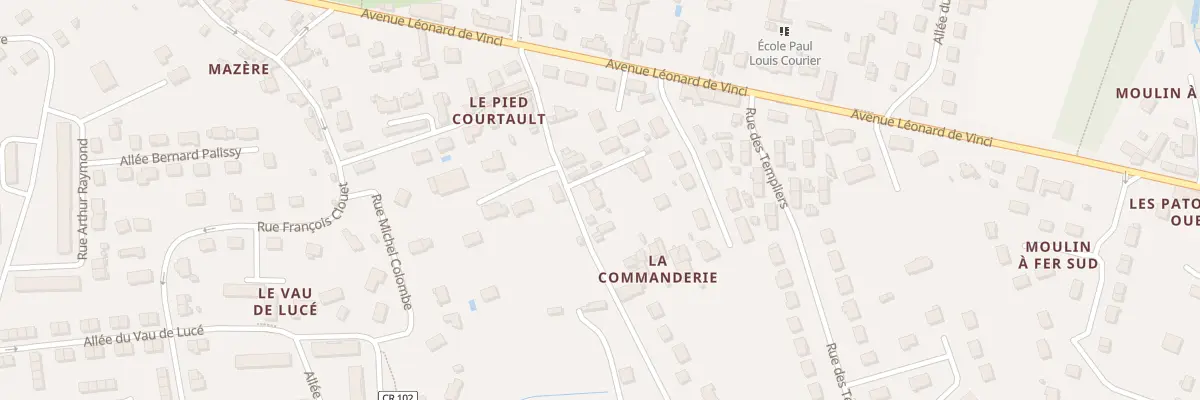 Plan du 7 Rue de la Commanderie à Amboise