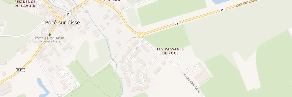 Plan du 5410A Res des Laitiers à Pocé-sur-Cisse