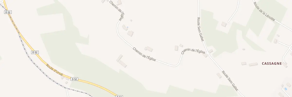 Plan du 893 Le Bourg à Monplaisant