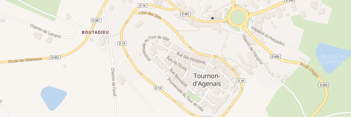 Plan du 18 Rue Ministre à Tournon-d’Agenais