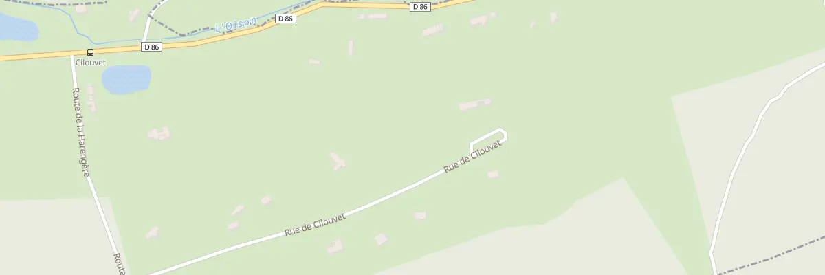 Plan du 7 Rue de Cilouvet à Saint-Germain-de-Pasquier