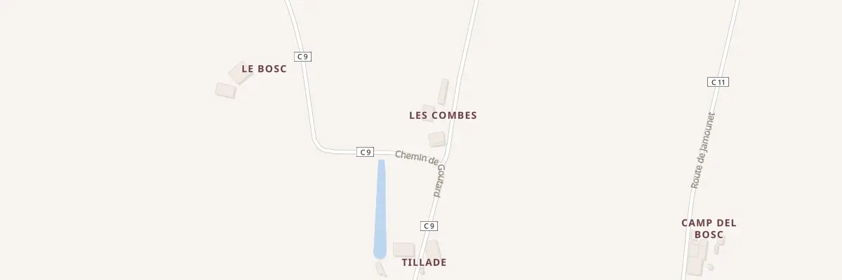 Plan du 1112 Che de Goutard à Caumont