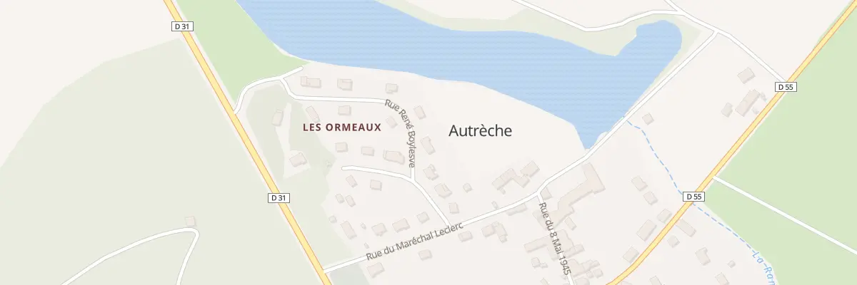 Plan du 2 Rue René Boylesve à Autrèche