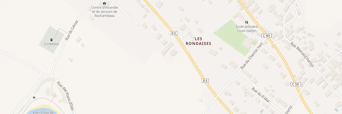Plan du 5001 Av des Rondaizes à Villiers-sur-Loir