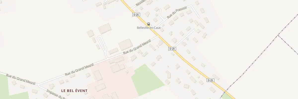 Plan du 1 Rue du Grand Mesnil à Belleville-en-Caux
