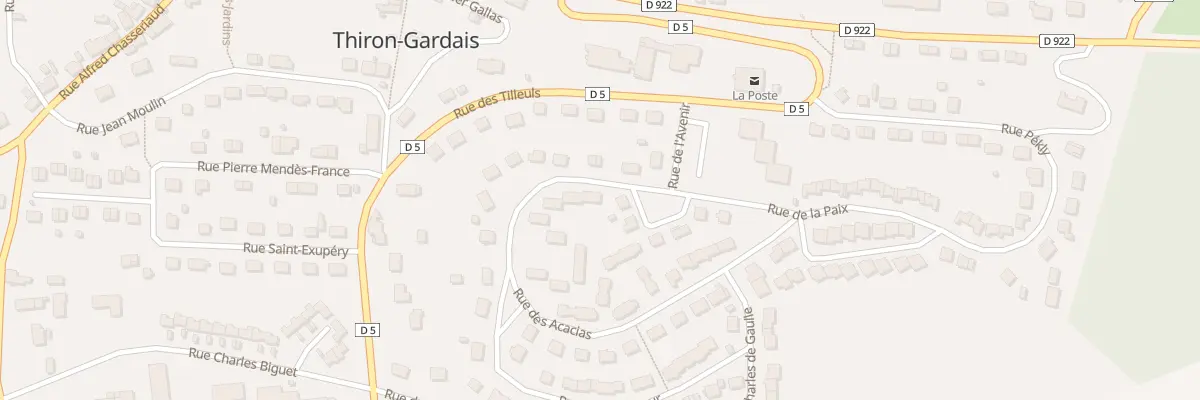Plan du 3 Rue des Acacias à Thiron-Gardais