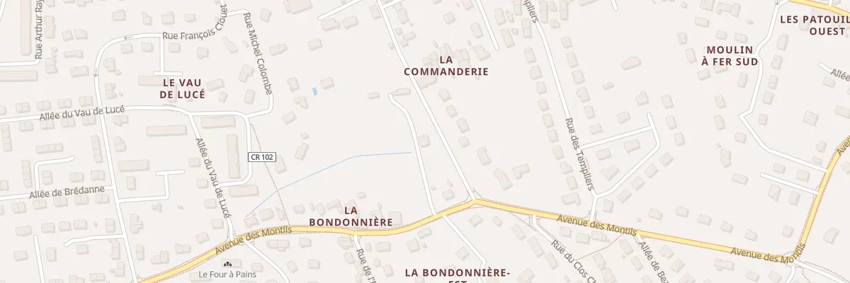 Plan du 56 Rue de la Commanderie à Amboise