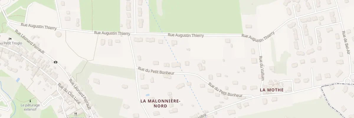 Plan du 18 Rue du Petit Bonheur à Amboise
