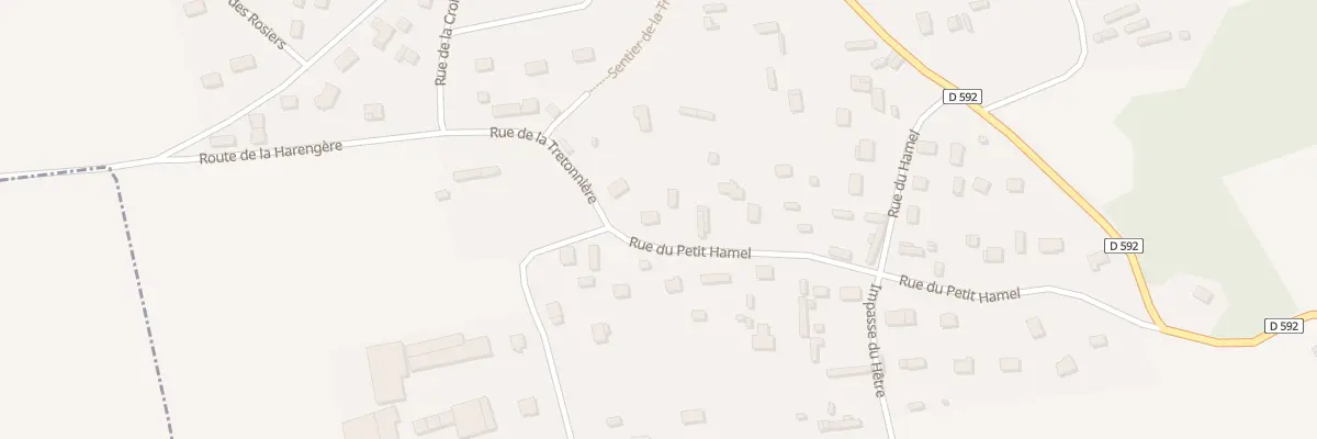 Plan du 22 Rue du Petit Hamel à La Harengère