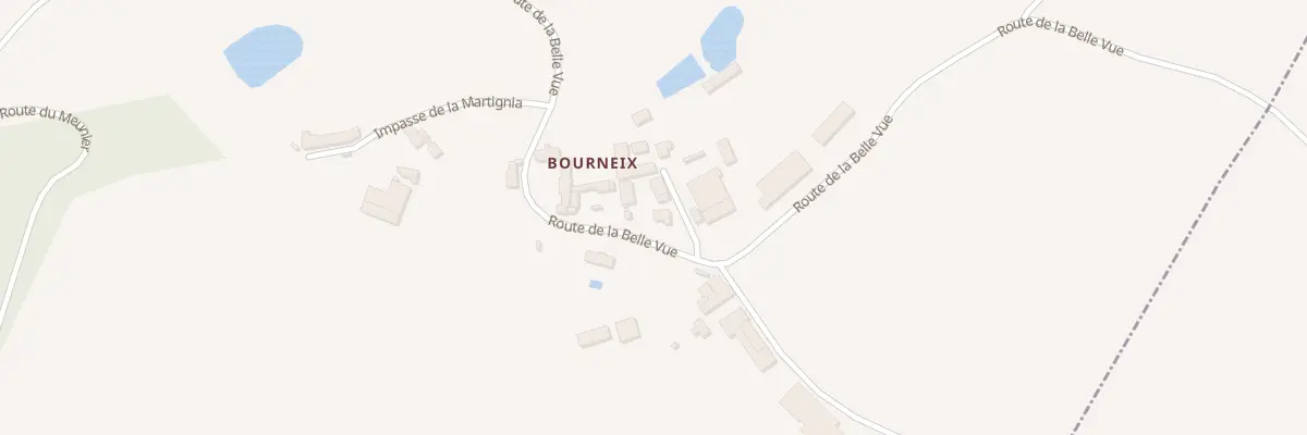 Plan du 53A Bourneix à Nanthiat