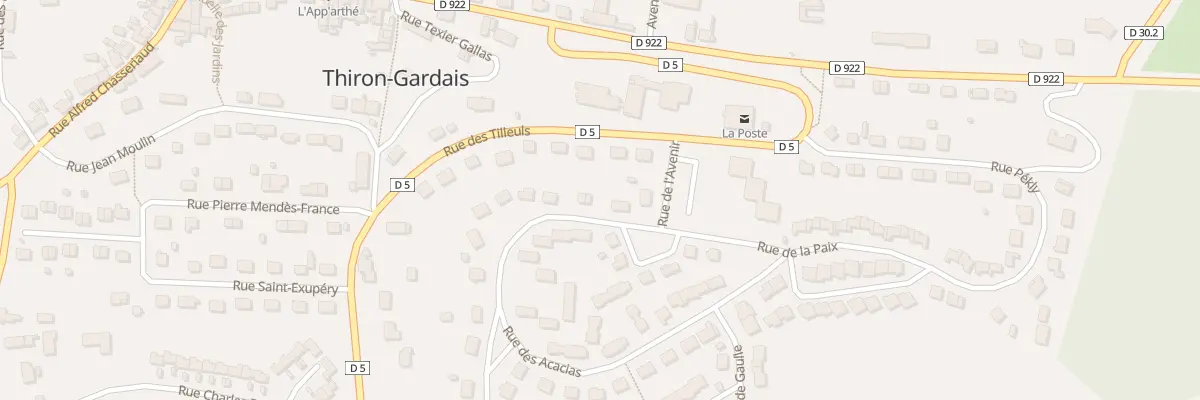 Plan du 4 Rue des Acacias à Thiron-Gardais