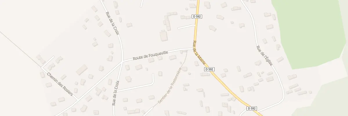 Plan du 5 Rte de Fouqueville à La Harengère