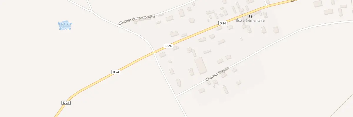 Plan du 1 Rue de la Mairie à Criquebeuf-la-Campagne