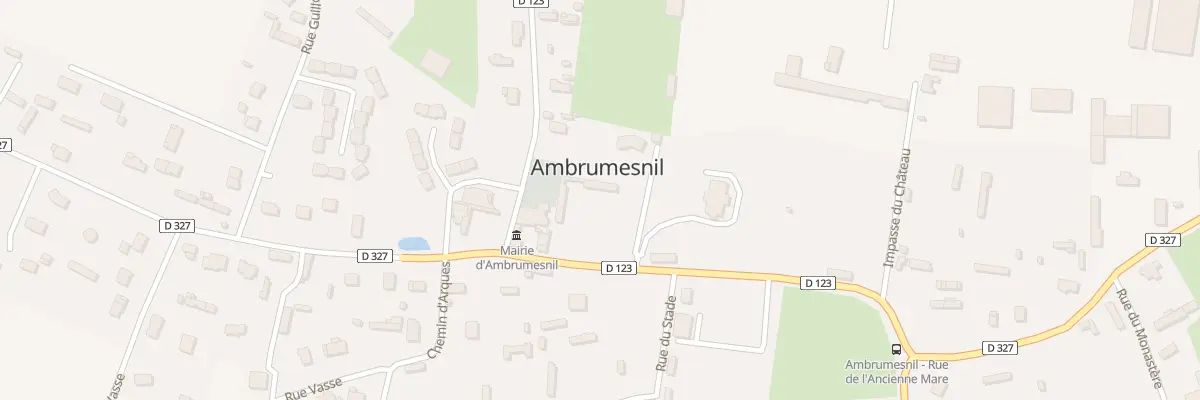 Plan du 504 Rue de l’Ancienne Mare à Ambrumesnil