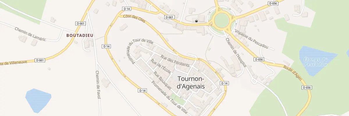 Plan du 58 Rue des Pénitents à Tournon-d’Agenais