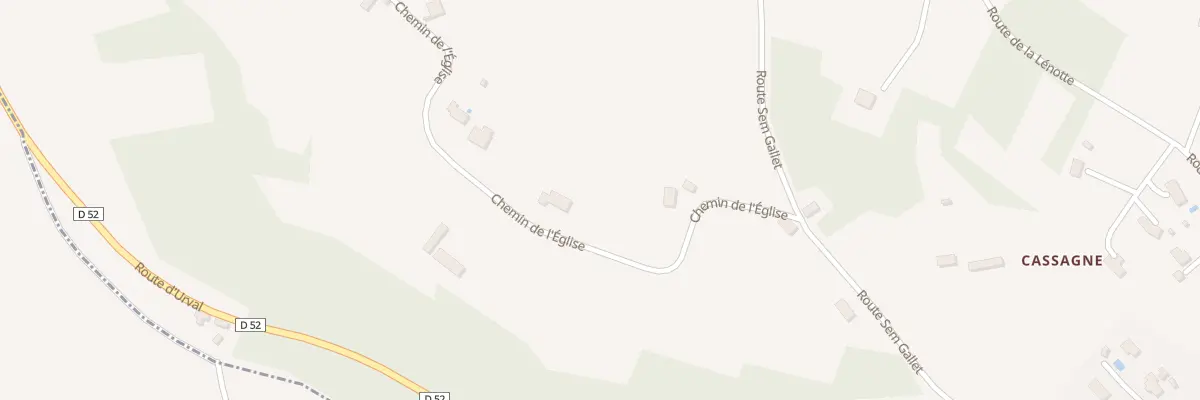 Plan du 894 Le Bourg à Monplaisant