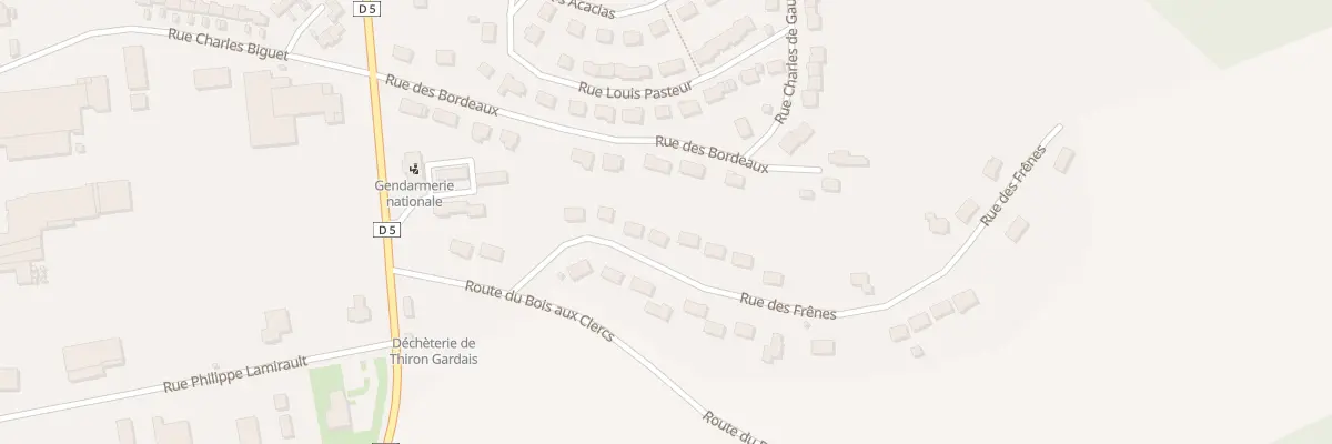 Plan du 7 Rue des Frenes à Thiron-Gardais
