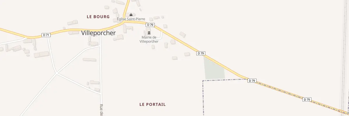Plan du 5B Rue des Mimosas à Villeporcher