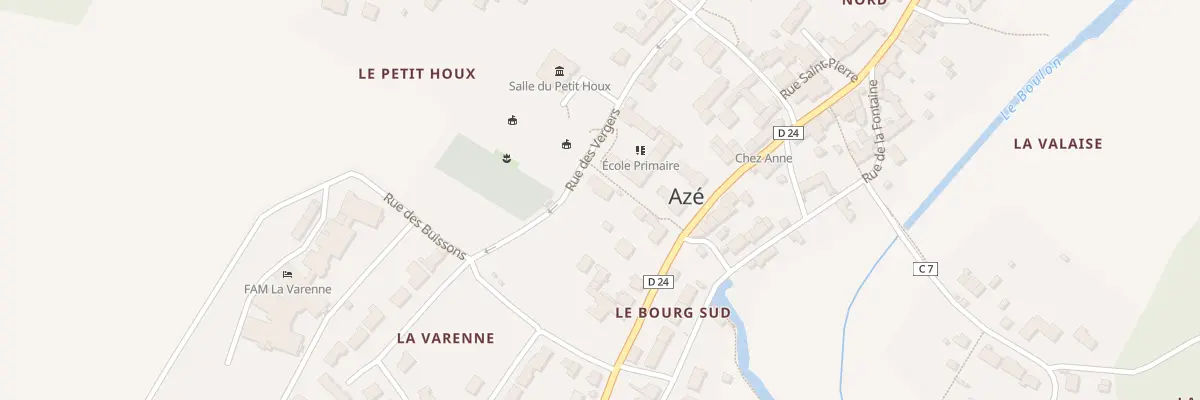 Plan du 10 Rue des Vergers à Azé