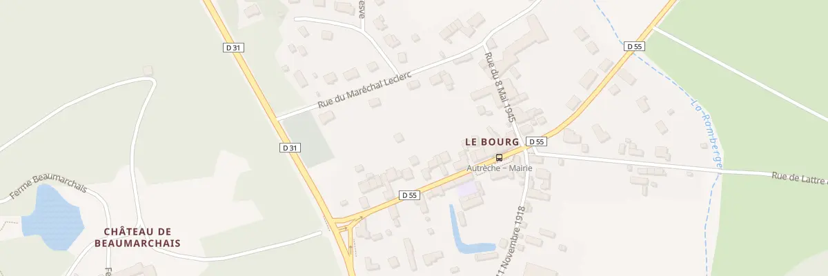 Plan du 15 Rue du Gen de Gaulle à Autrèche