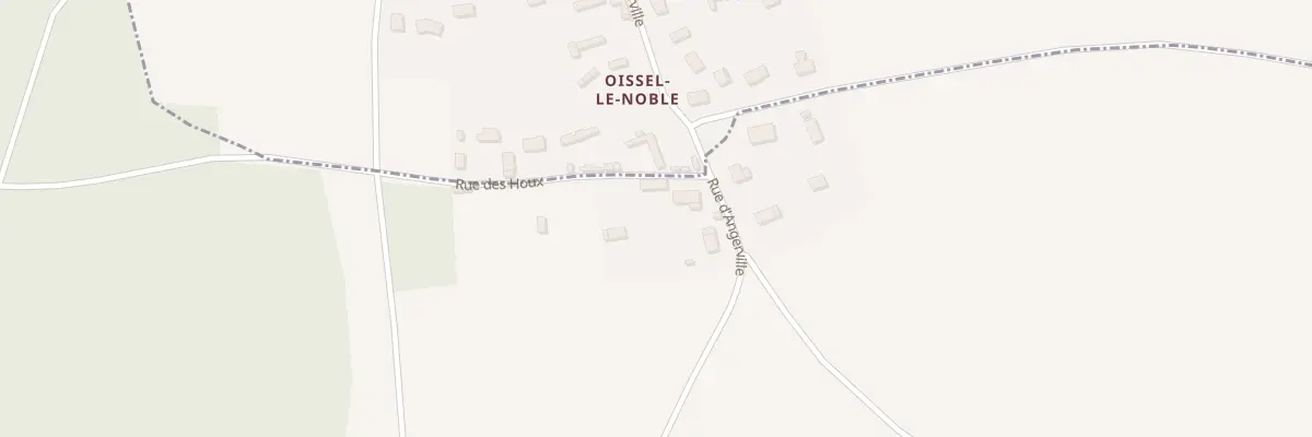 Plan du 15 La Rue des Houx à Glisolles