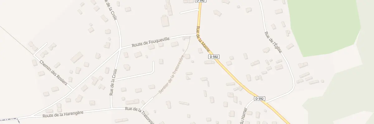Plan du 1 Rte de Fouqueville à La Harengère