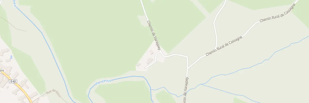 Plan du 2 Che de Haraypey à Cassagne
