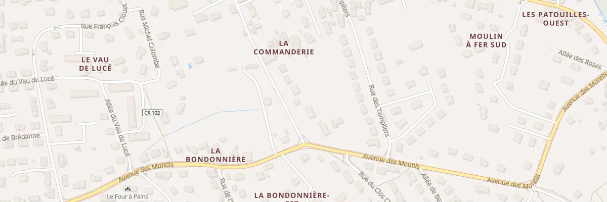 Plan du 33 Rue de la Commanderie à Amboise