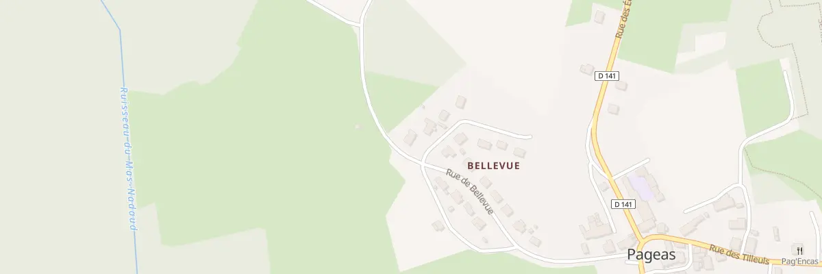Plan du 17 Rue de Bellevue à Pageas