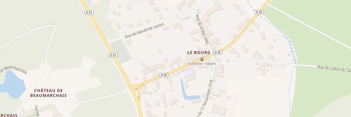 Plan du 17 Rue du Gen de Gaulle à Autrèche