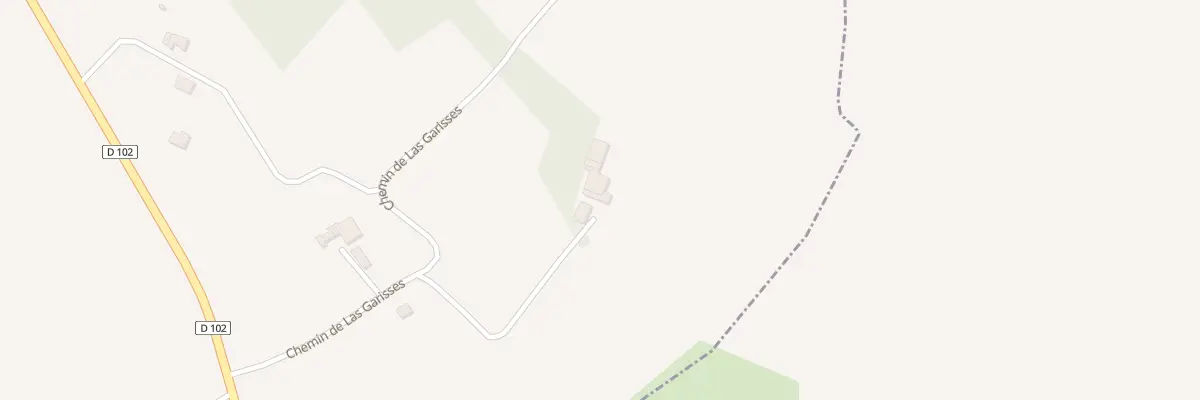 Plan du 80 Courrens à Bourlens