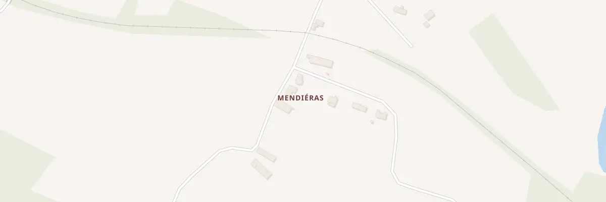Plan du 16 Mendieras à Bussière-Galant