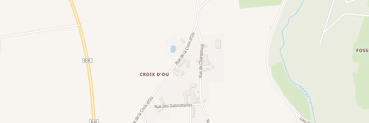 Plan du 71 Rue de la Croix d’Ou à Bléré