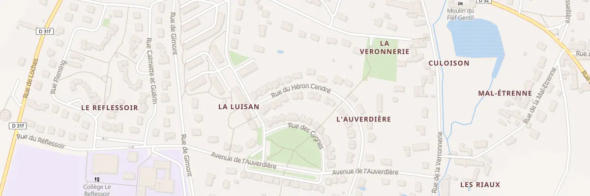 Plan du 11 Rue du Héron Cendré à Bléré