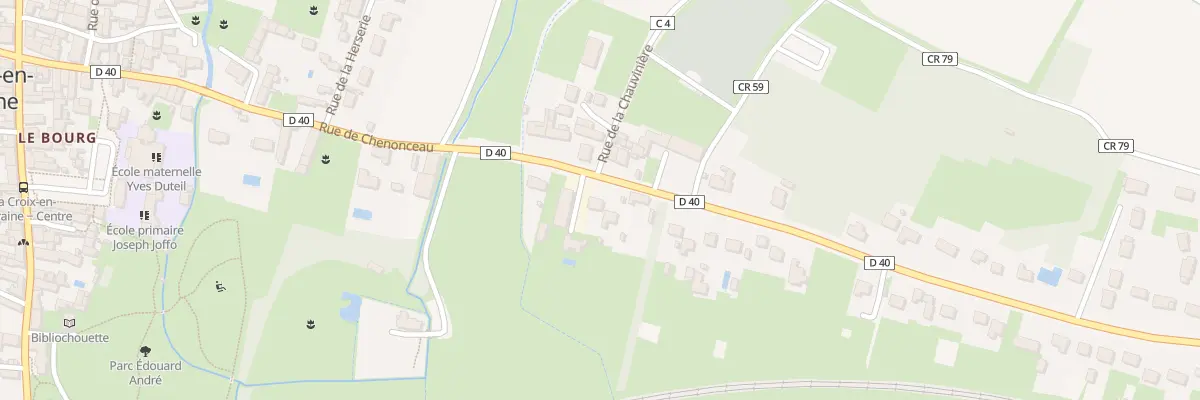 Plan du 46 Rue de Chenonceaux à La Croix-en-Touraine