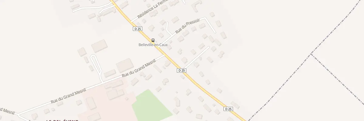 Plan du 45 Rte de St Vaast à Belleville-en-Caux