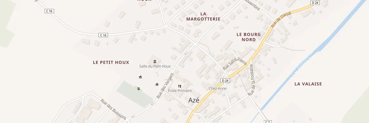 Plan du 18 Le Bourg Sud à Azé