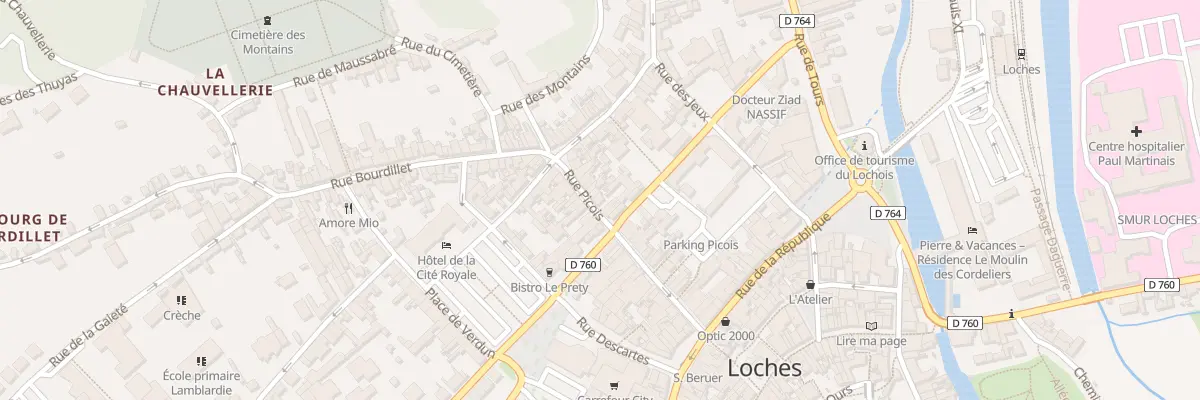 Plan du 38 Rue Picois à Loches