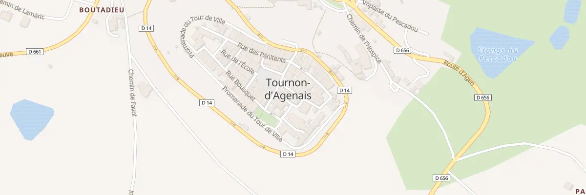 Plan du 34 Rue du Couvent à Tournon-d’Agenais