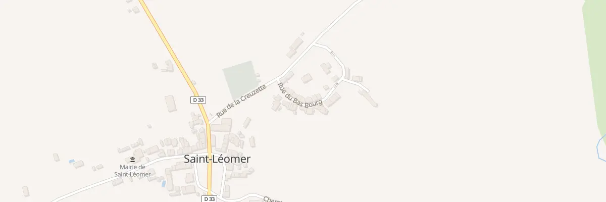 Plan du 3 Rue du Bas Bourg à Saint-Léomer