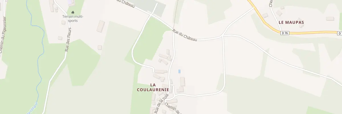 Plan du 74 Rue de la Soie à Saint-Germain-des-Prés