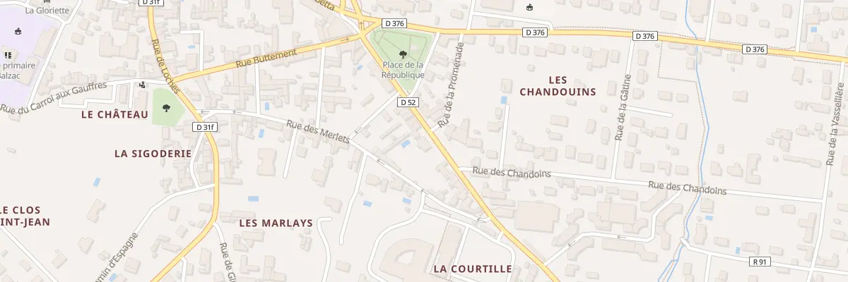 Plan du 13 Av Carnot à Bléré