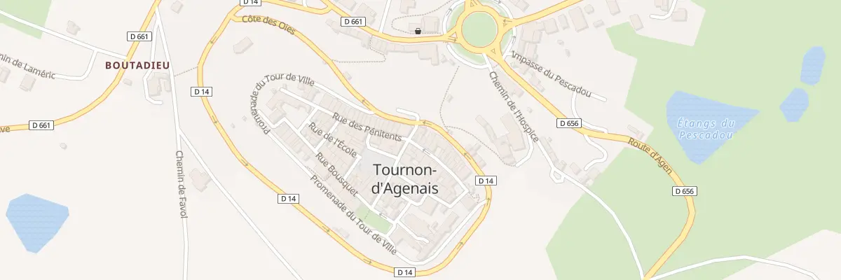 Plan du 11 Rue de la Citadelle à Tournon-d’Agenais