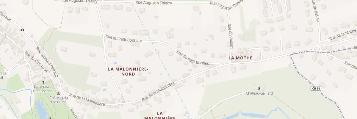 Plan du 3Q Rue du Petit Bonheur à Amboise