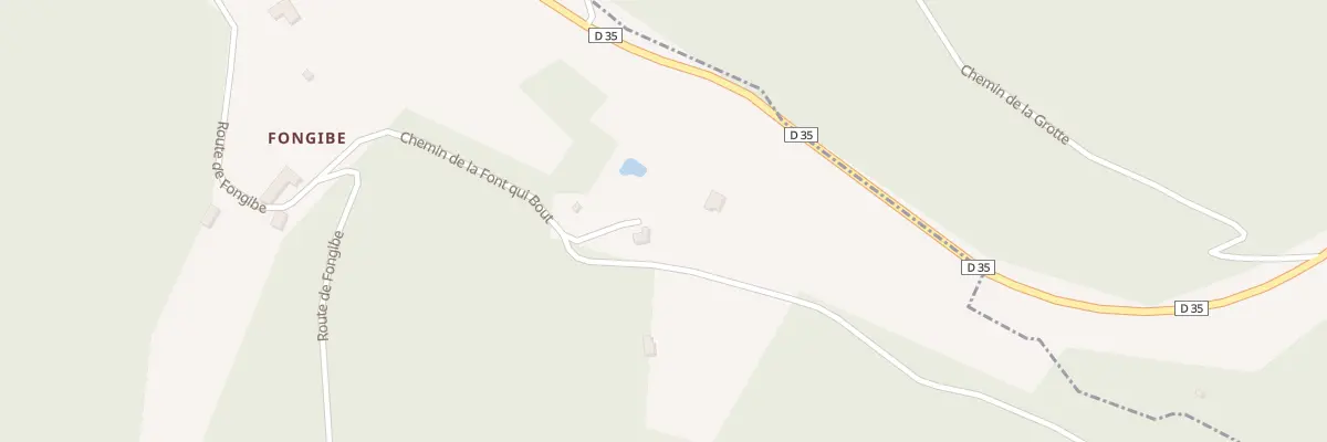 Plan du 49A Fongibe à Campagne