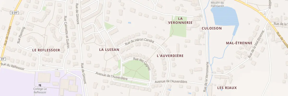 Plan du 15 Rue du Héron Cendré à Bléré